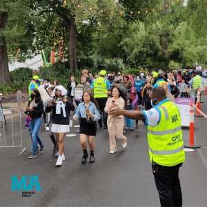 MA Security guards at moomba event